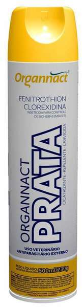 Antibacteriano Organnact Prata em Spray - 500 mL
