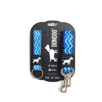 Cinto de Segurança + Chaveiro Don Dog Boa Onda para Cães