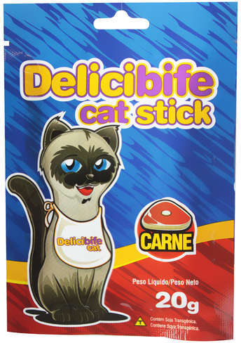 Petisco Deliciosso para Gatos Sabor Carne - 20g