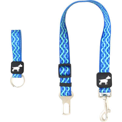 Cinto de Segurança + Chaveiro Don Dog Boa Onda para Cães	