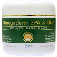 Suplemento Inovet Omegaderm 30 Cápsulas 30% - 1000 mg