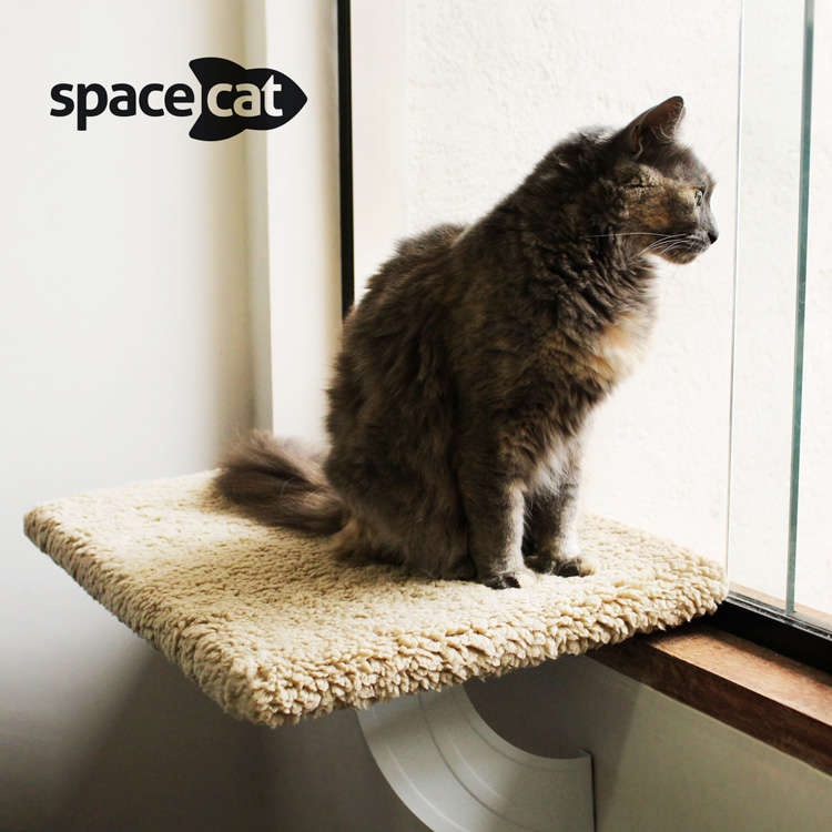 Cama de Janela Spacecat Lunar para Gatos - Tam. Único