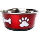 Comedouro Jambo Vermelho Metálico para Cães