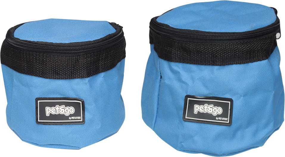 Comedouro Portátil Pet&Go de Lona Dobrável Atena - Tam. G