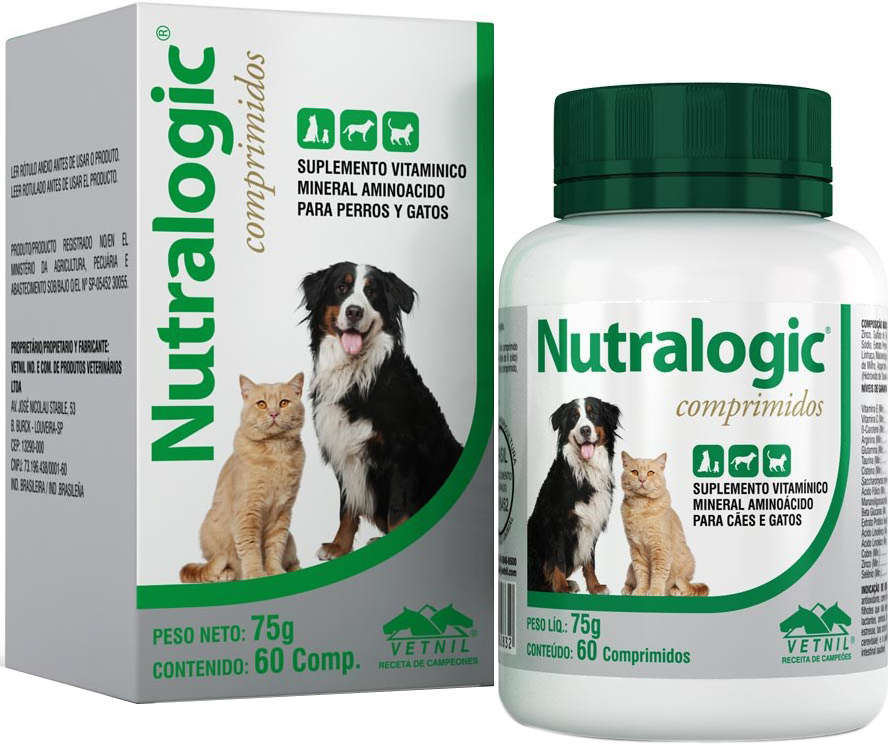 Suplemento Vetnil Nutralogic - 60 Comprimidos