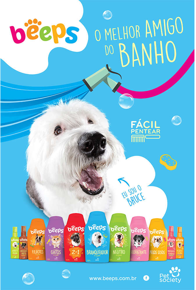 Condicionador Pet Society Beeps Hidratante - 480 mL