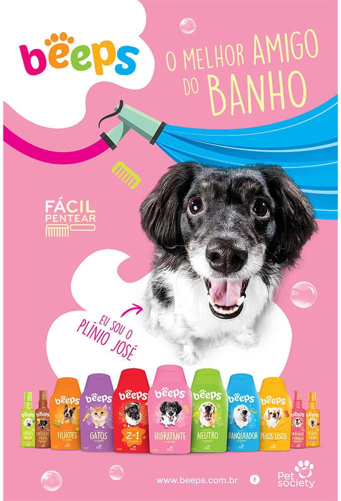 Condicionador Pet Society Beeps Hidratante - 480 mL