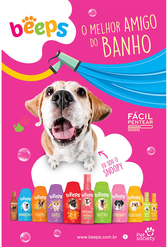 Condicionador Pet Society Beeps Hidratante - 480 mL