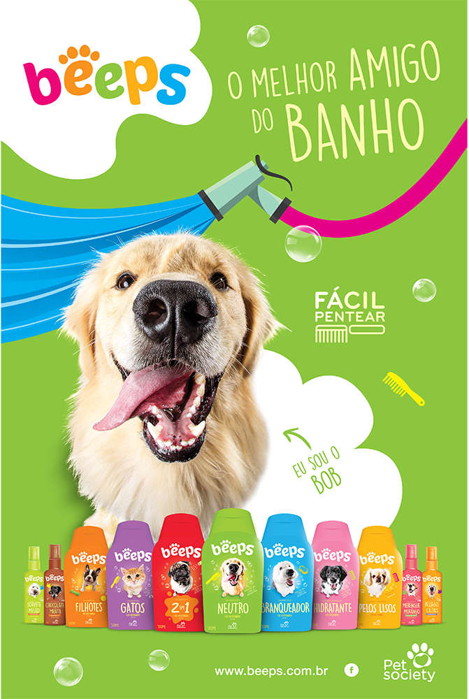 Condicionador Pet Society Beeps Hidratante - 480 mL