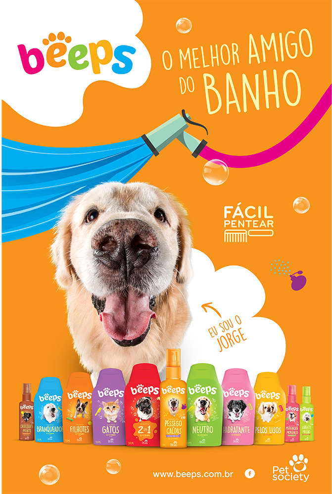 Condicionador Pet Society Beeps Hidratante - 480 mL