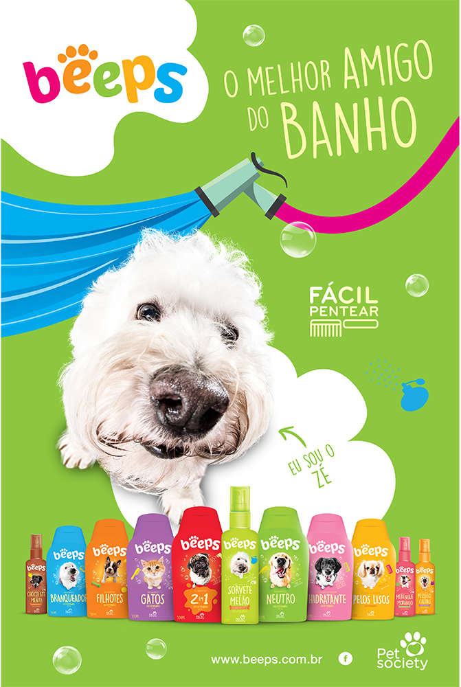Condicionador Pet Society Beeps Hidratante - 480 mL