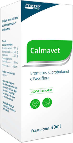 Calmante Natural Provets Calmavet - 30ml