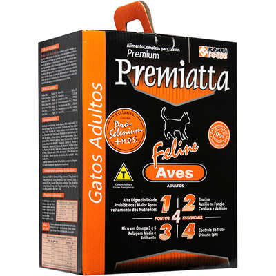 Ração Premiatta Feline sabor Aves