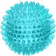 	Brinquedo Pawise Bola Pontuda de Borracha Azul - Pequeno