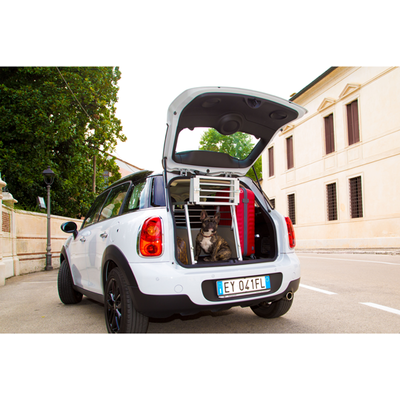Caixa de Transporte Ferplast Atlas de Alumínio com Colchão para Carros