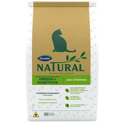 Ração Guabi Natural Gatos Diabéticos e Obesos
