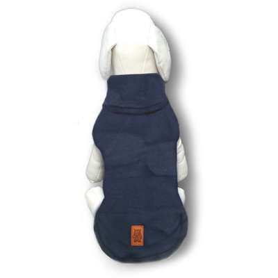 Capa My Little Monster Dupla Face Moleton Soft Azul Marinho