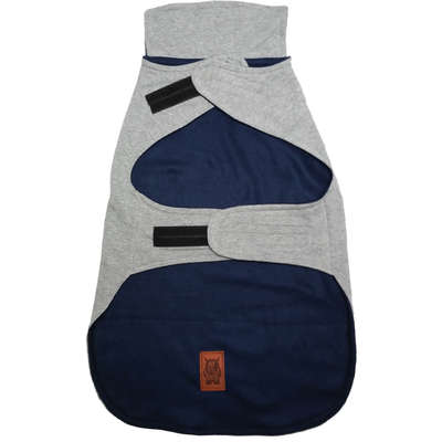 Capa My Little Monster Dupla Face Moleton Soft Azul Marinho