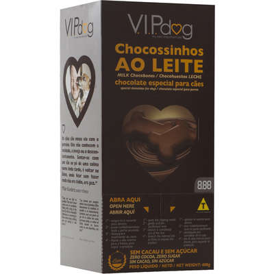 Chocolate VIPdog Tradicional Chocossinhos 100 unidades - 400 g