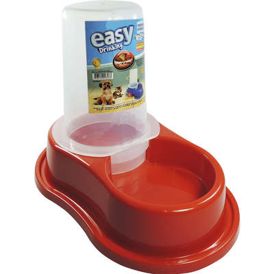 Bebedouro Furacão Pet Anti-formiga Automático com Dosador Vermelho