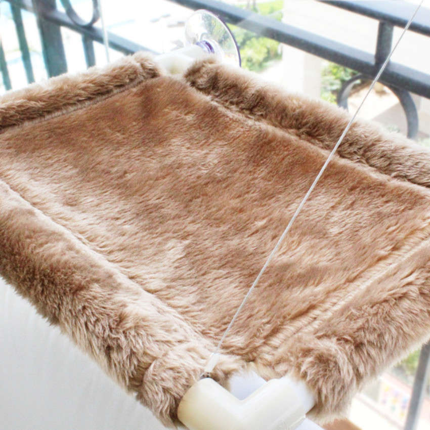 Cama de Janela Gatton Catbed Pelúcia Areia para Gatos - King