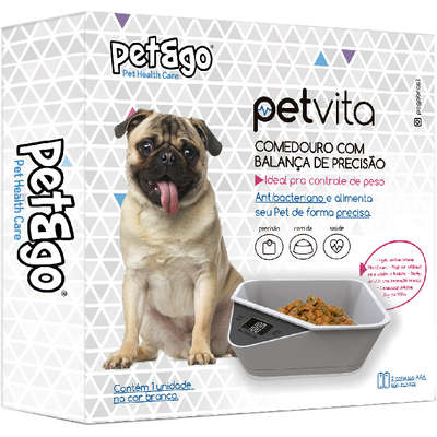 Comedouro Pet&Go com Balança de Precisão e Tigela Removivel para Cães