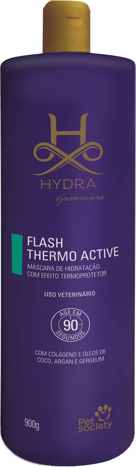Máscara de Hidratação Pet Society Hydra Groomers Flash Thermo Active - 900 g