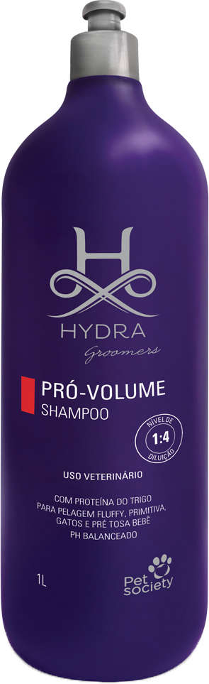 Shampoo Pet Society Hydra Groomers Pró Volume - 1 Litro