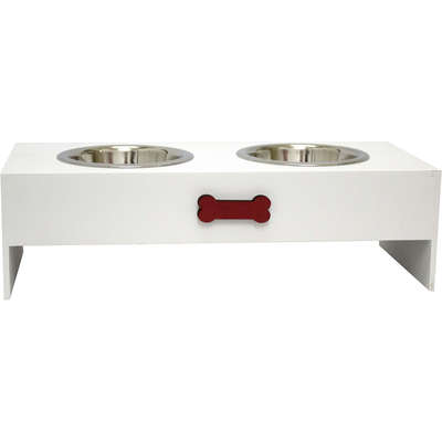 Comedouro Hello Pet Ossinho Vermelho