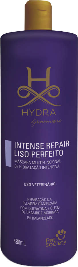 Máscara Multifuncional Pet Society Hydra Groomers Intense Repair Liso Perfeito - 480 mL