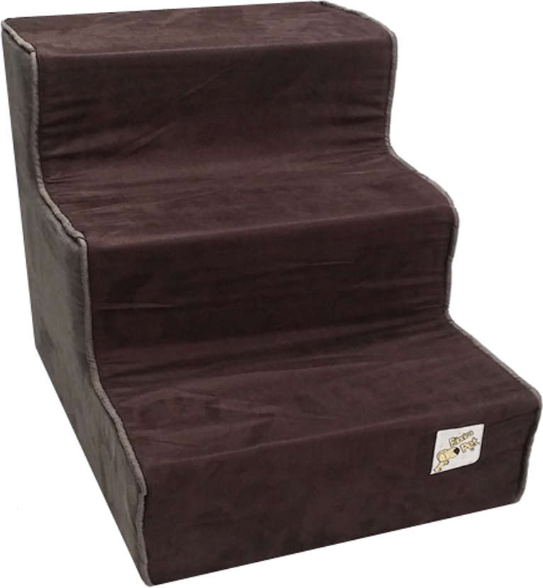 Escada Fabrica Pet Suede - Marrom com Marrom Claro