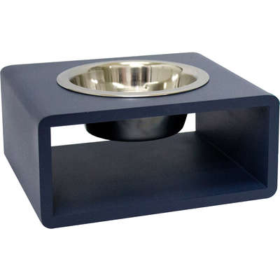Comedouro Hello Pet Individual Azul - Tam M
