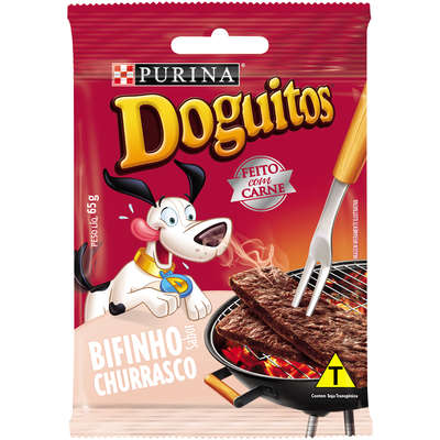 Petisco Nestlé Purina Churrasco Doguitos para Cães