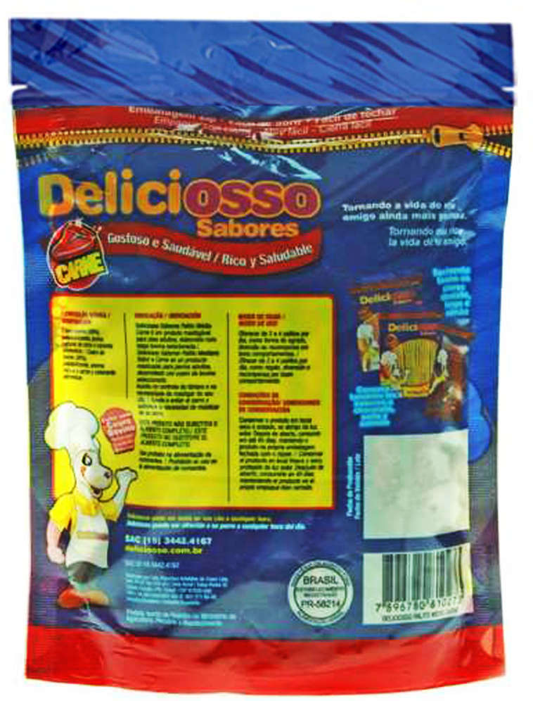 Osso Deliciosso Palito Fino Carne - 200 g