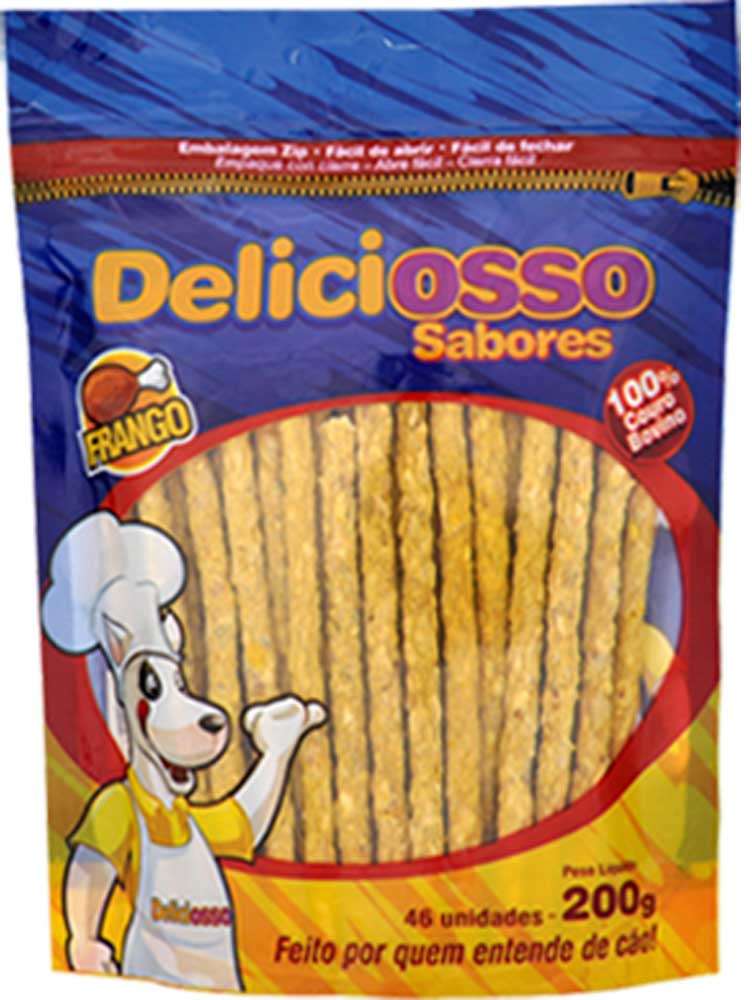 Osso Deliciosso Palito Fino Frango - 200 g