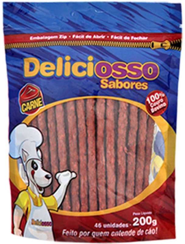 Osso Deliciosso Palito Fino Carne - 200 g