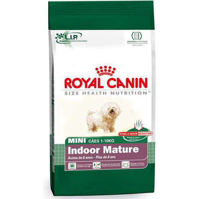 Ração Royal Canin Mini Indoor Mature - 7,5 kg