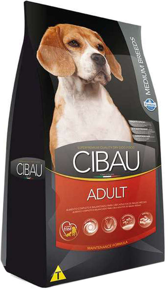 Ração Farmina Cibau Adult para Cães Adultos de Raças Médias - 15Kg