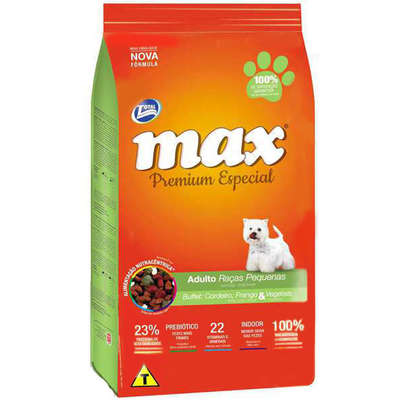 Ração Total Max Buffet para Cães Adultos de Raças Pequenas