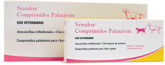 Antibiótico Zoetis Synulox 10 Comprimidos - 50 mg
