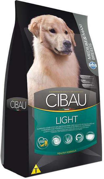 Ração Farmina Cibau Light para Cães Adultos com Tendência Obesidade - 12Kg