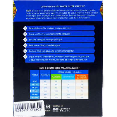 Filtro Maxxi Power 360 Litros/hora HF-360 - 110V	