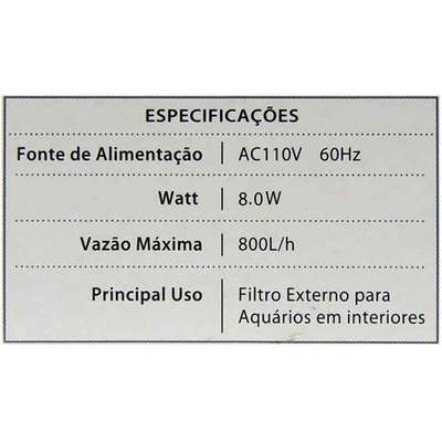 Filtro Maxxi Power 360 Litros/hora HF-360 - 110V	