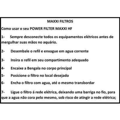 Filtro Maxxi Power 360 Litros/hora HF-360 