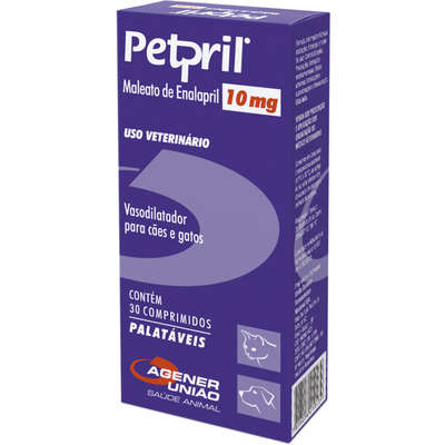 	Vasodilatador Agener União Petpril 30 comprimidos - 10 mg