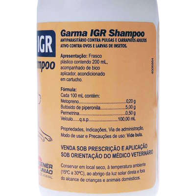 	Shampoo Agener União Garma IGR - 200ml