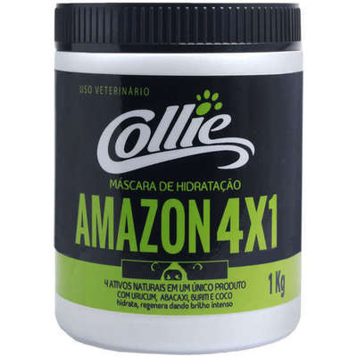 	Máscara Collie Amazon 4x1 para Cães e Gatos - 1 Kg