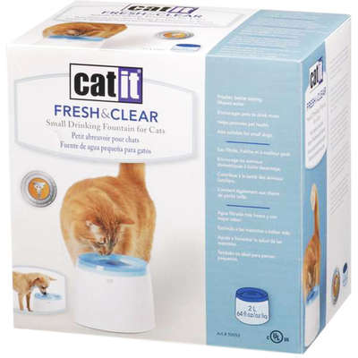 Fonte Bebedouro Cat It Fresh & Clear 110V 2 Litros - Pequeno