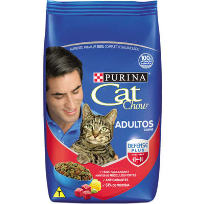	Ração Nestlé Purina Cat Chow Adultos - Carne