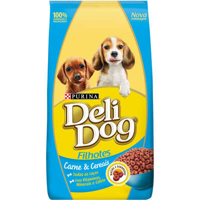 	Ração Nestlé Purina Deli Dog Filhotes - 900gr